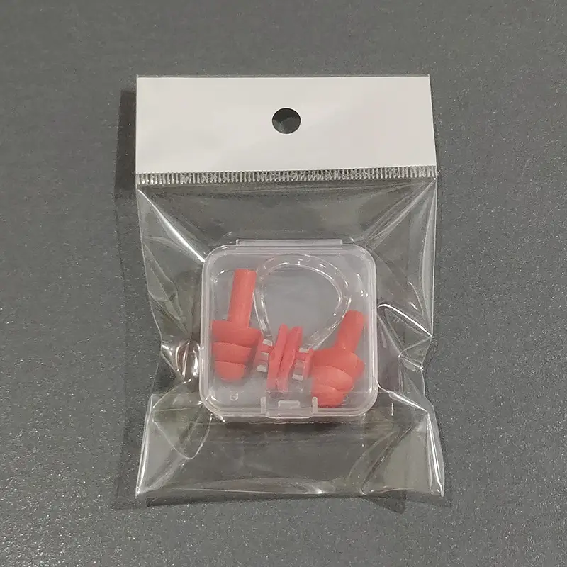 Boxed Nose Clip Earplug Set Soft Silicone Three-Layer Waterproof Adult and Children Universal Swimming Supplies Equipment Wholesale