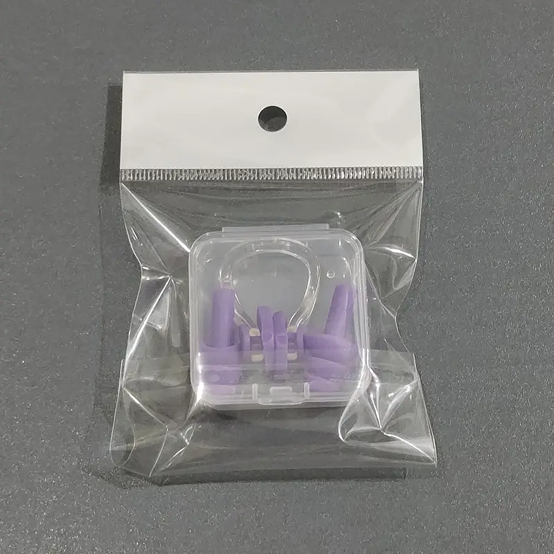 Boxed Nose Clip Earplug Set Soft Silicone Three-Layer Waterproof Adult and Children Universal Swimming Supplies Equipment Wholesale