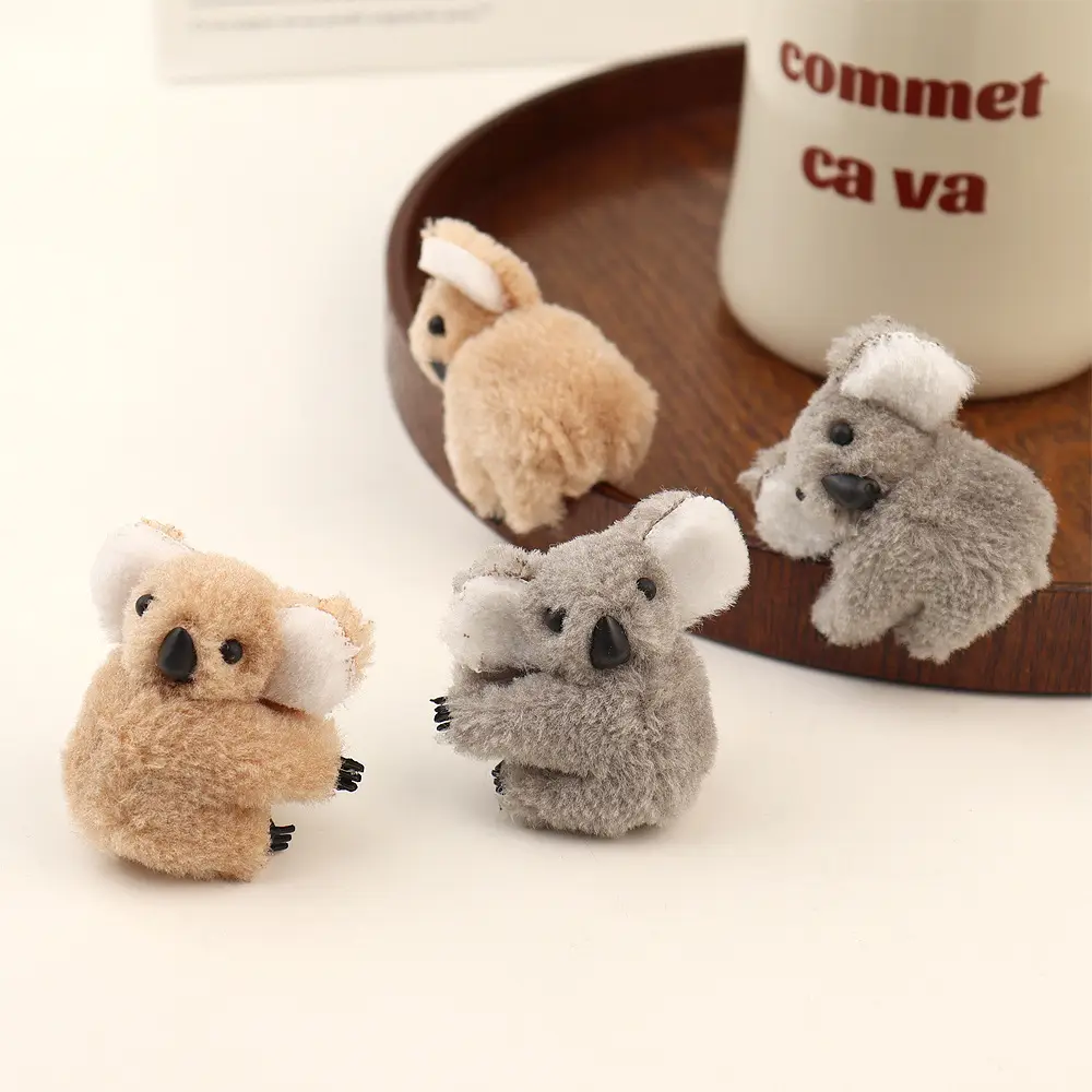 Cute Koala Plush Hair Clips for Girls - Image 4