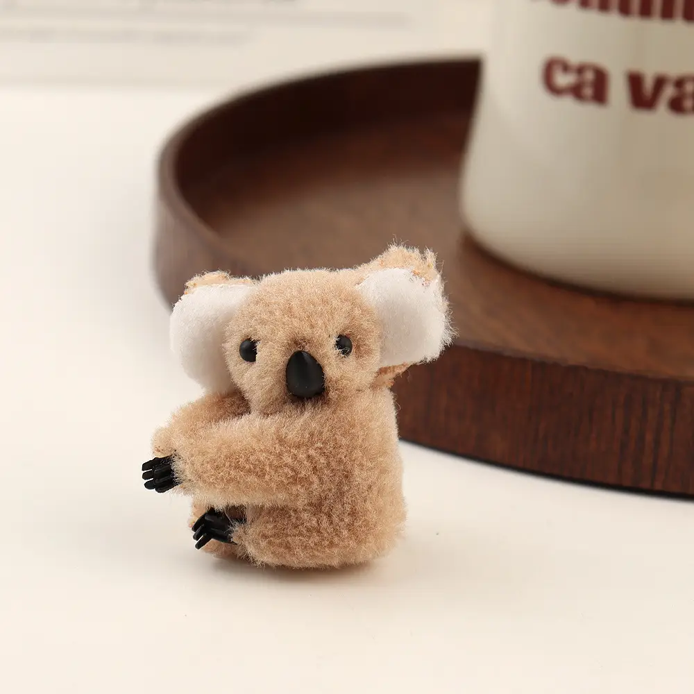 Cute Koala Plush Hair Clips for Girls - Image 2