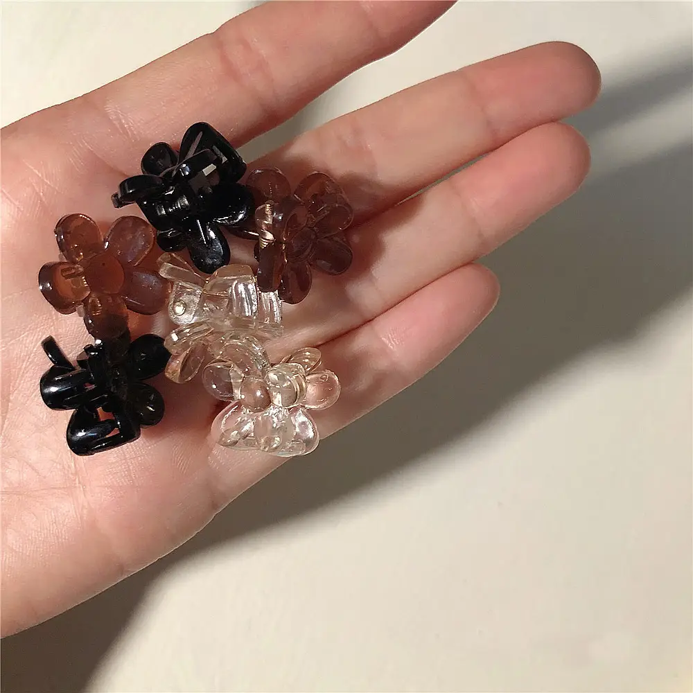 Mini Flower Hair Clips for Bangs & Side Clip - Image 14