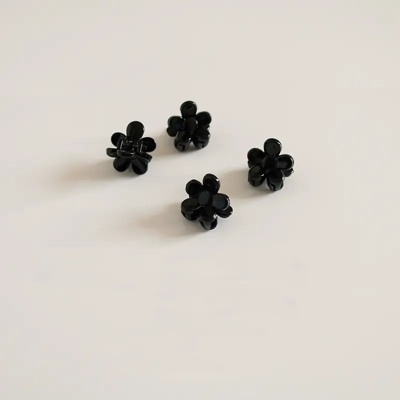 Mini Flower Hair Clips for Bangs & Side Clip - Image 9