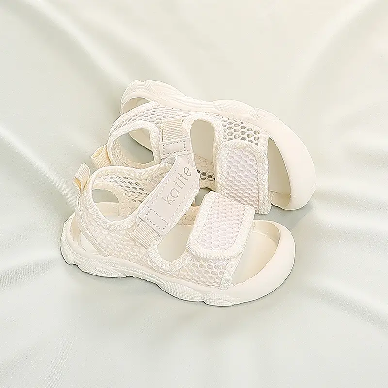Baby Mesh Sandals Blue White Toddler Shoes