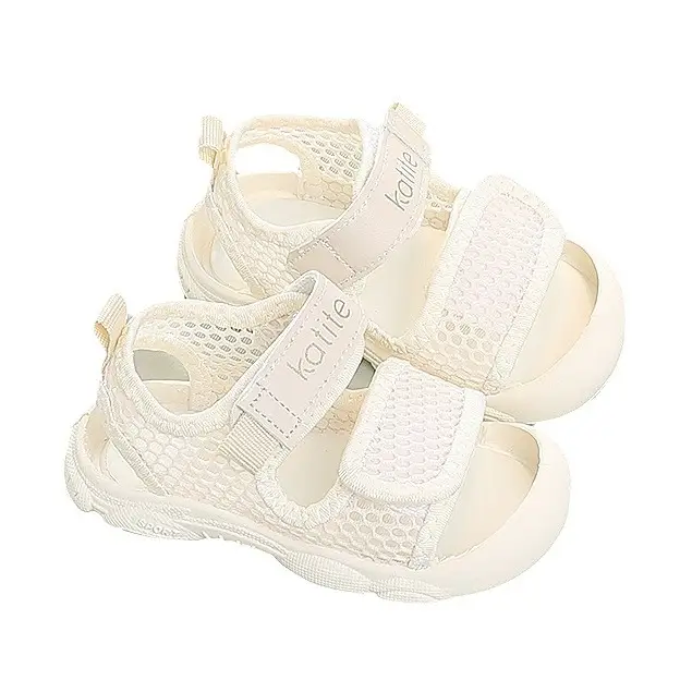 Baby Mesh Sandals Blue White Toddler Shoes