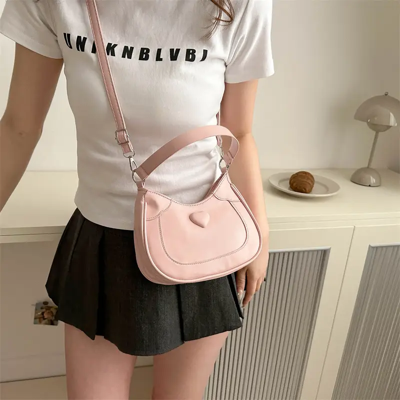 Pink Square Crossbody Bag for Women 2024 Spring Summer - Image 9