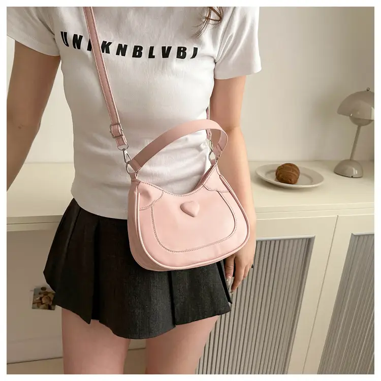 Pink Square Crossbody Bag for Women 2024 Spring Summer — feature 45