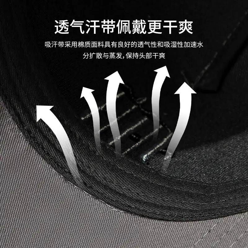 Men Korean Style Big Head Cap Black Large Cap