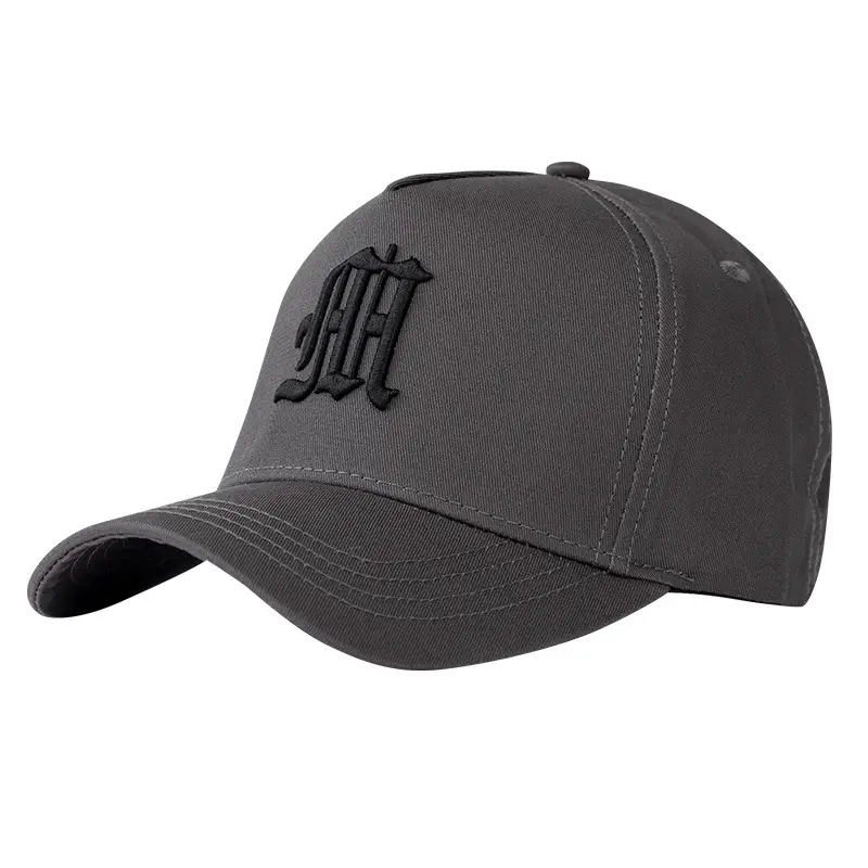 Men Korean Style Big Head Cap Black Large Cap