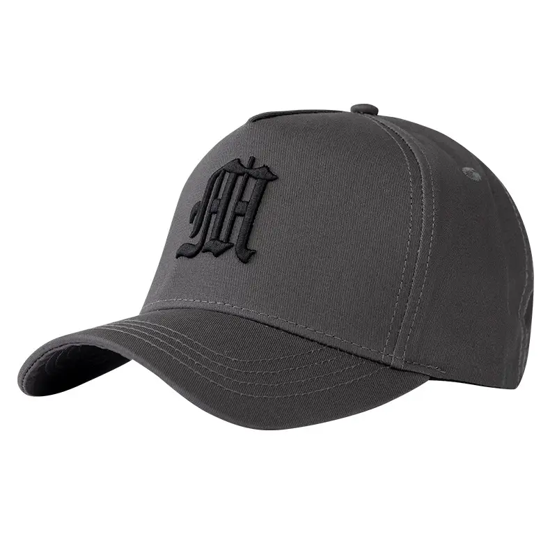 Men Korean Style Big Head Cap Black Large Cap