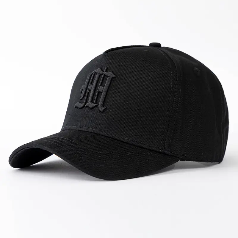 Men Korean Style Big Head Cap Black Large Cap
