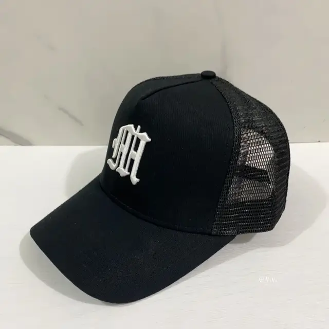 Men Korean Style Big Head Cap Black Large Cap