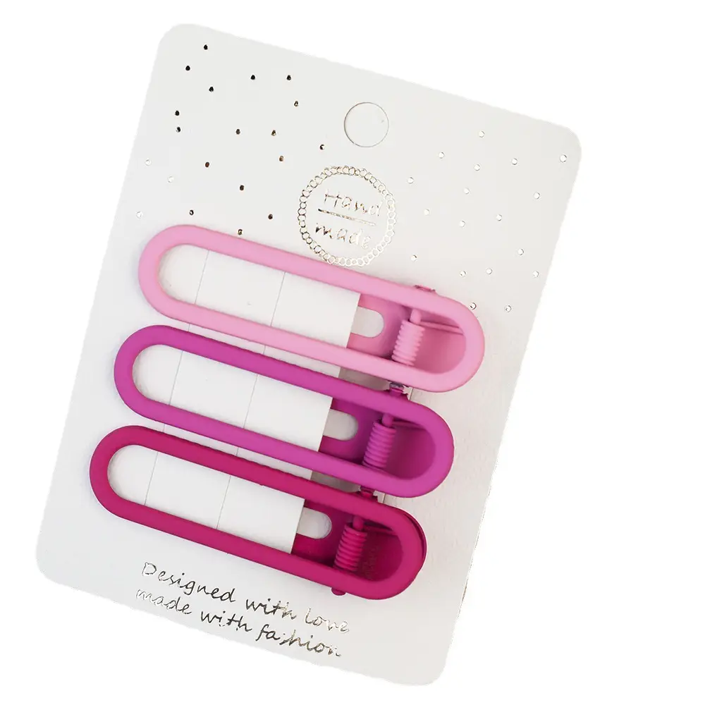Korean Style Hairpin Clips Pink Purple - Image 22