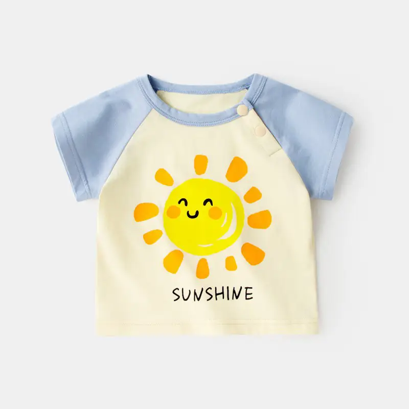 Doodle Baby T-Shirt for Girls Summer Casual Short Sleeve - Image 4