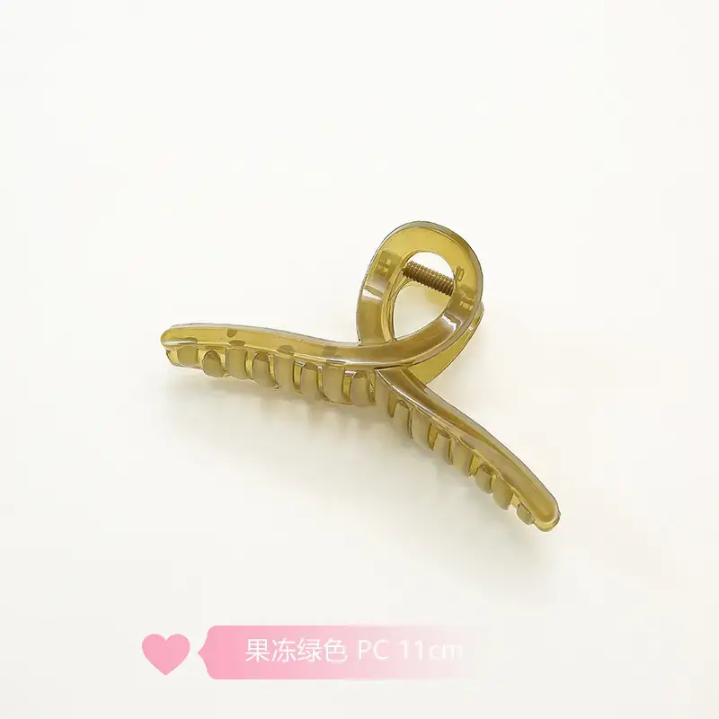 Clear Purple PC11cm Hairpin Clip All Match - Image 8