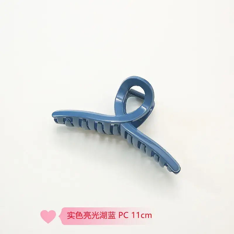 Clear Purple PC11cm Hairpin Clip All Match - Image 9