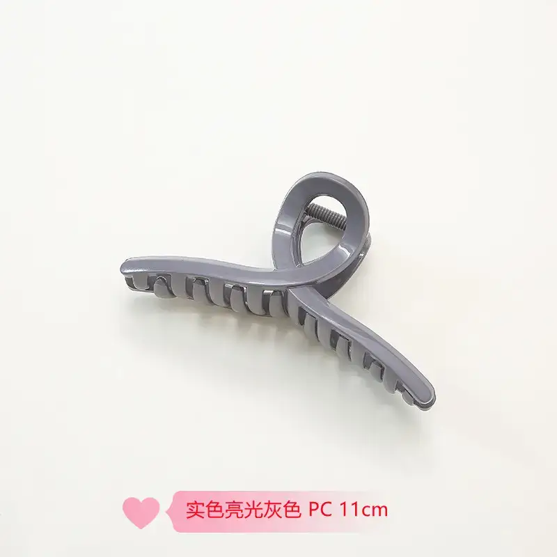 Clear Purple PC11cm Hairpin Clip All Match - Image 10
