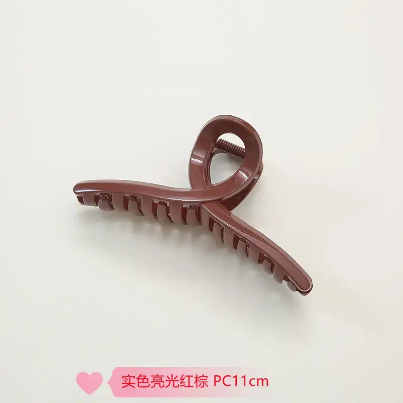 Clear Purple PC11cm Hairpin Clip All Match - Image 13