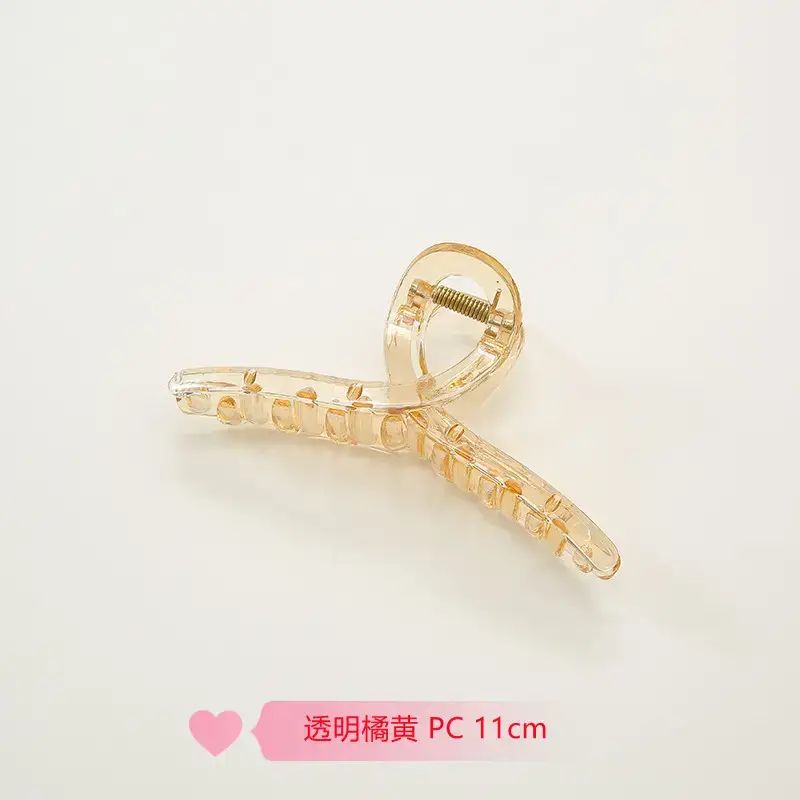 Clear Purple PC11cm Hairpin Clip All Match - Image 15