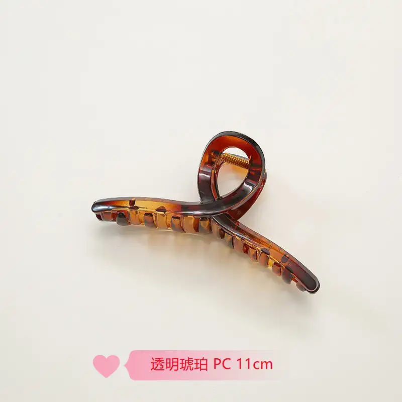 Clear Purple PC11cm Hairpin Clip All Match - Image 21