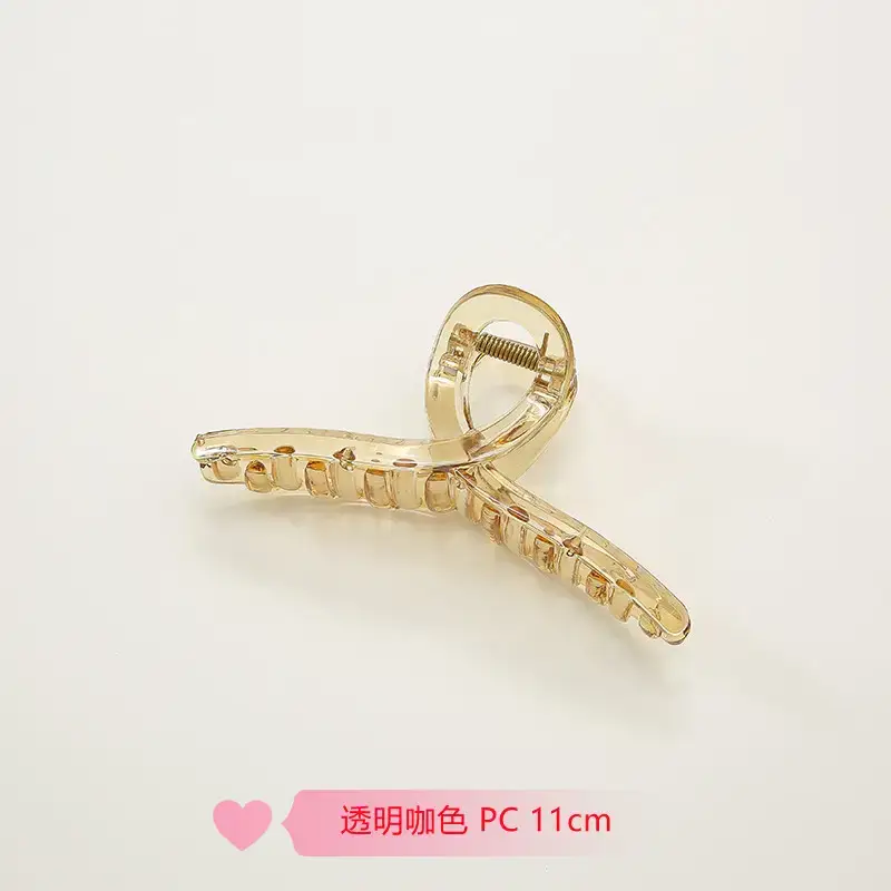 Clear Purple PC11cm Hairpin Clip All Match - Image 22