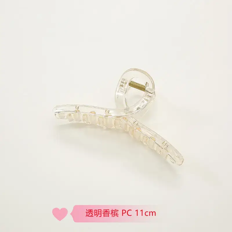 Clear Purple PC11cm Hairpin Clip All Match - Image 23