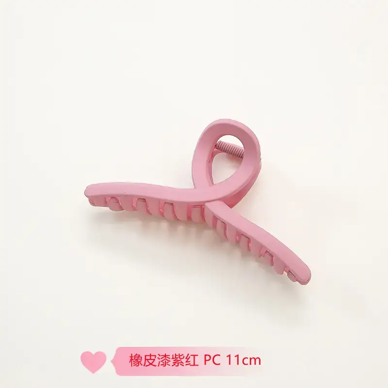 Clear Purple PC11cm Hairpin Clip All Match - Image 29