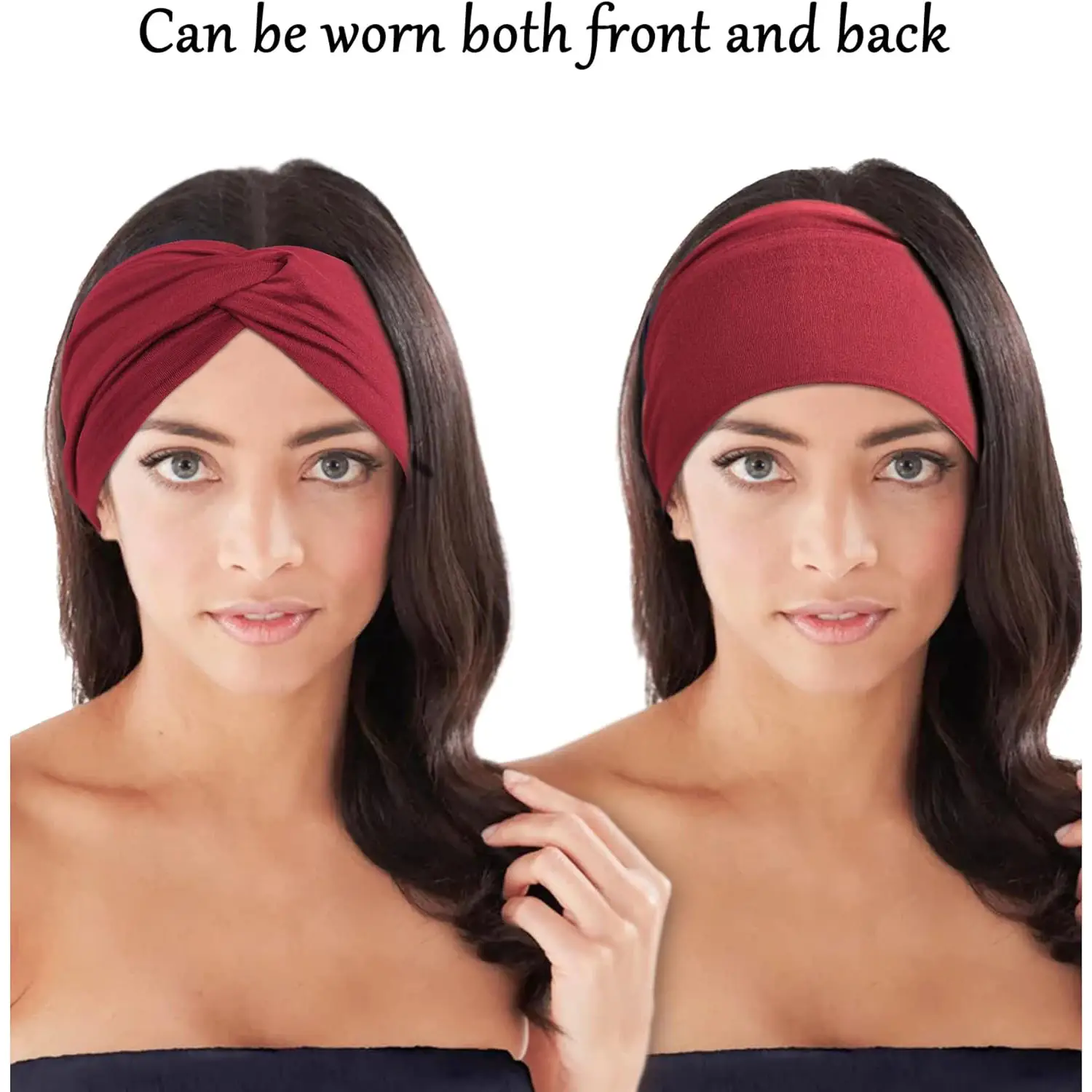 Grey Elastic Crosshead Hair Band 18cm Wide — feature 7