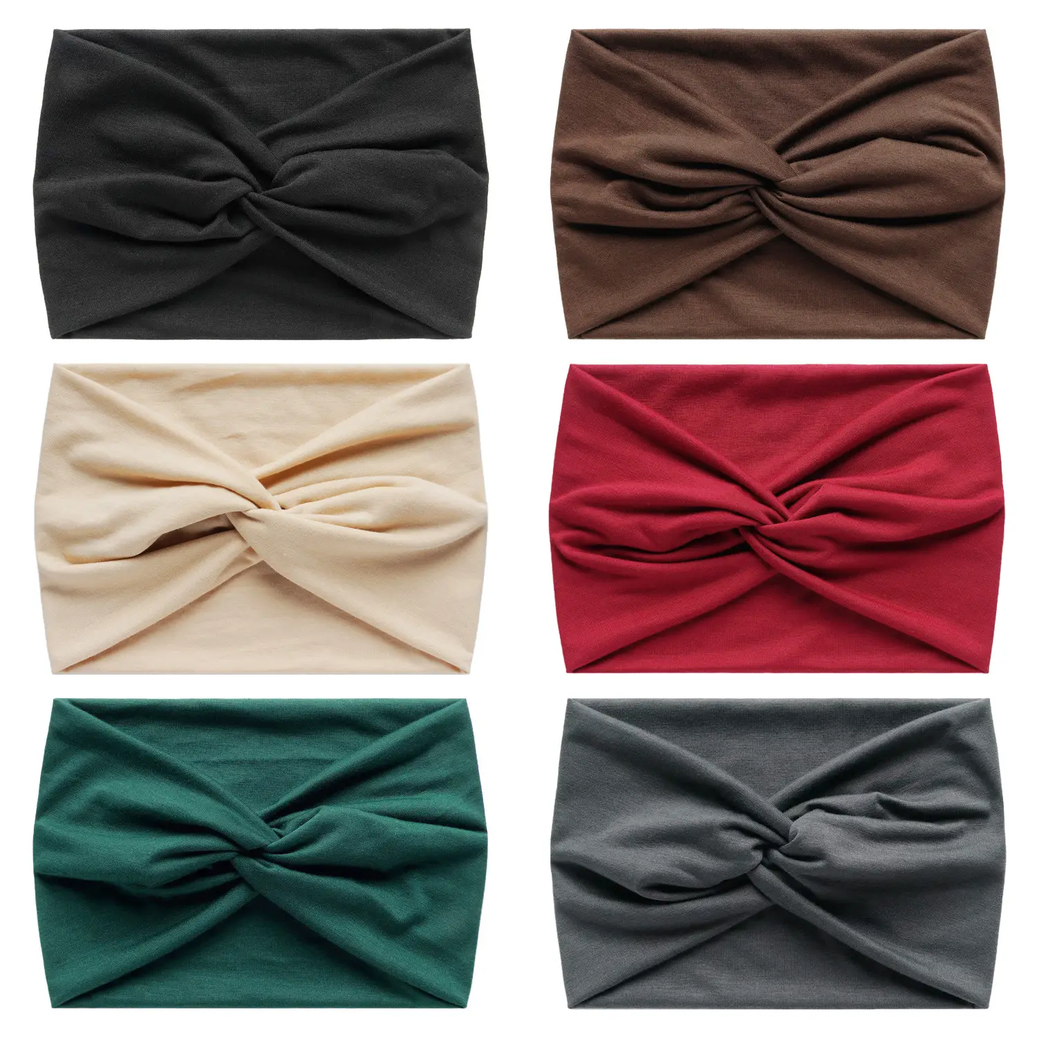 Grey Elastic Crosshead Hair Band 18cm Wide — feature 8