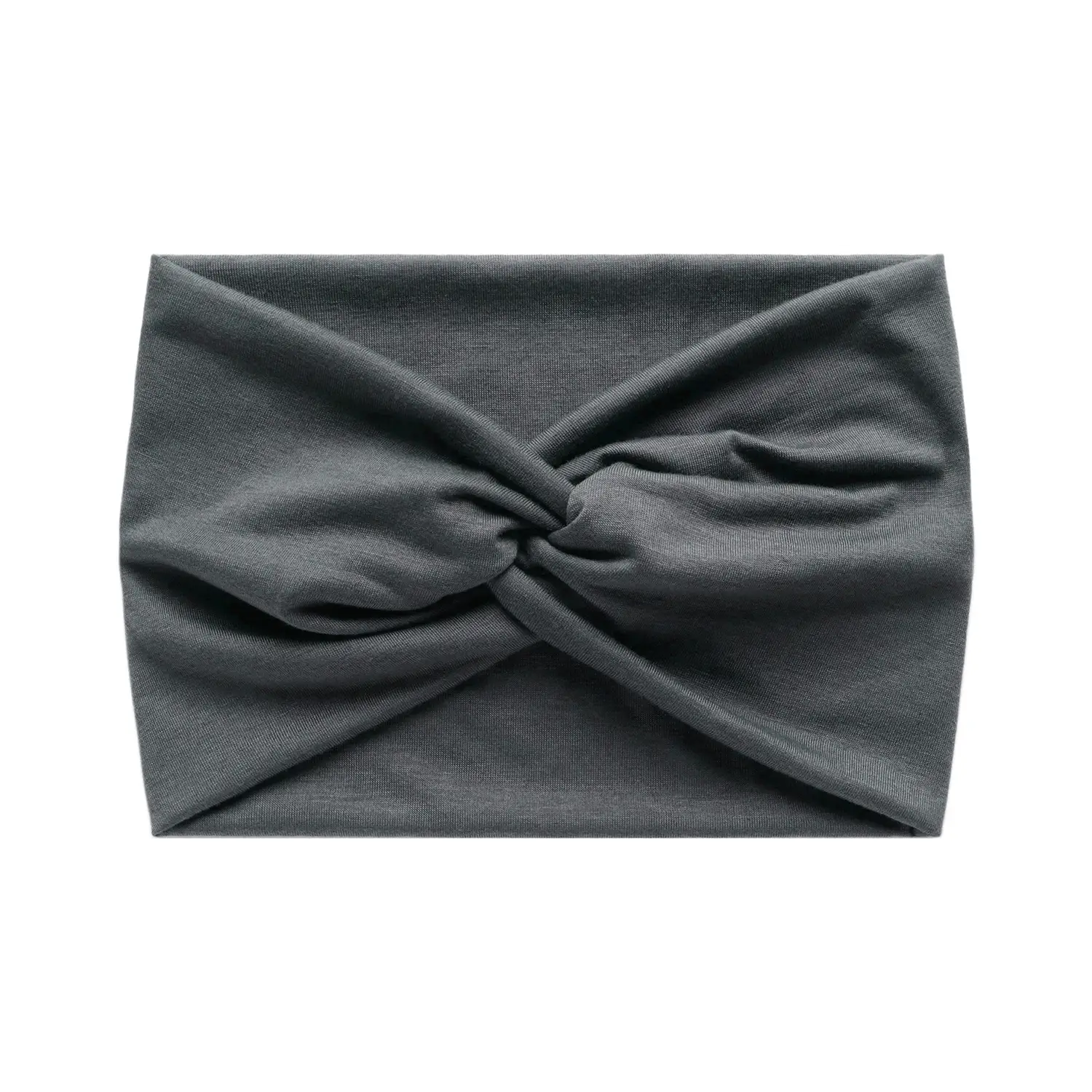 Grey Elastic Crosshead Hair Band 18cm Wide - Image 5