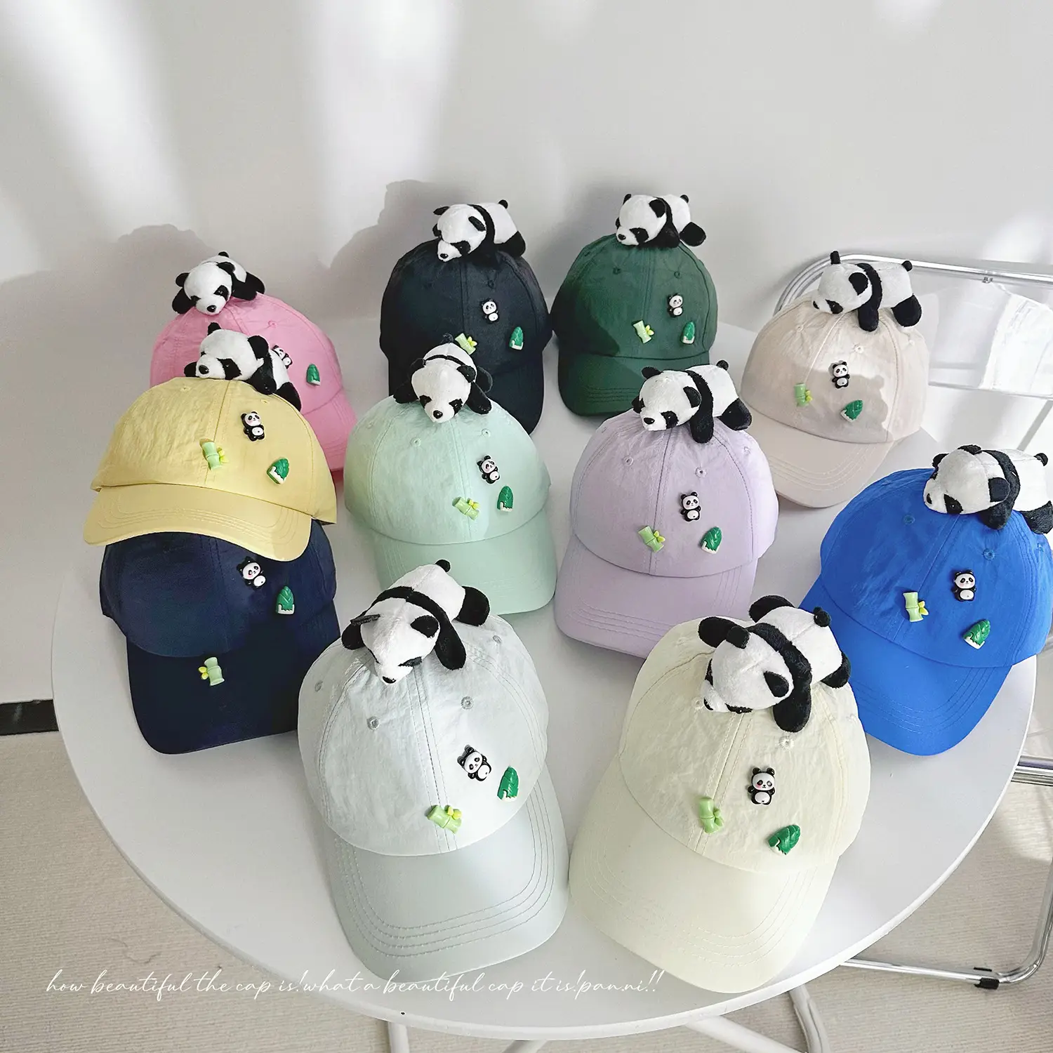 Guofeng Giant Panda Cap for Boys Girls Spring Autumn - Image 10