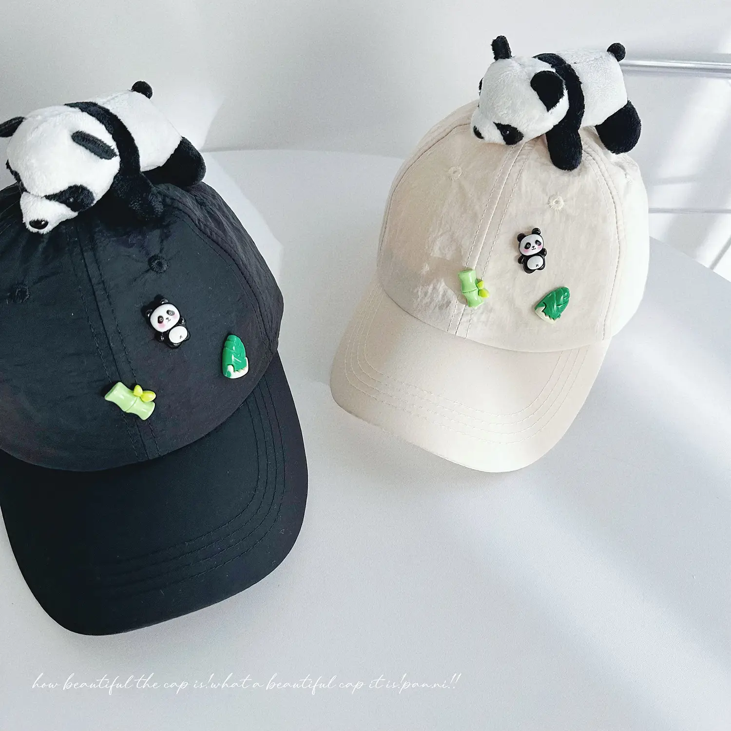 Guofeng Giant Panda Cap for Boys Girls Spring Autumn - Image 11