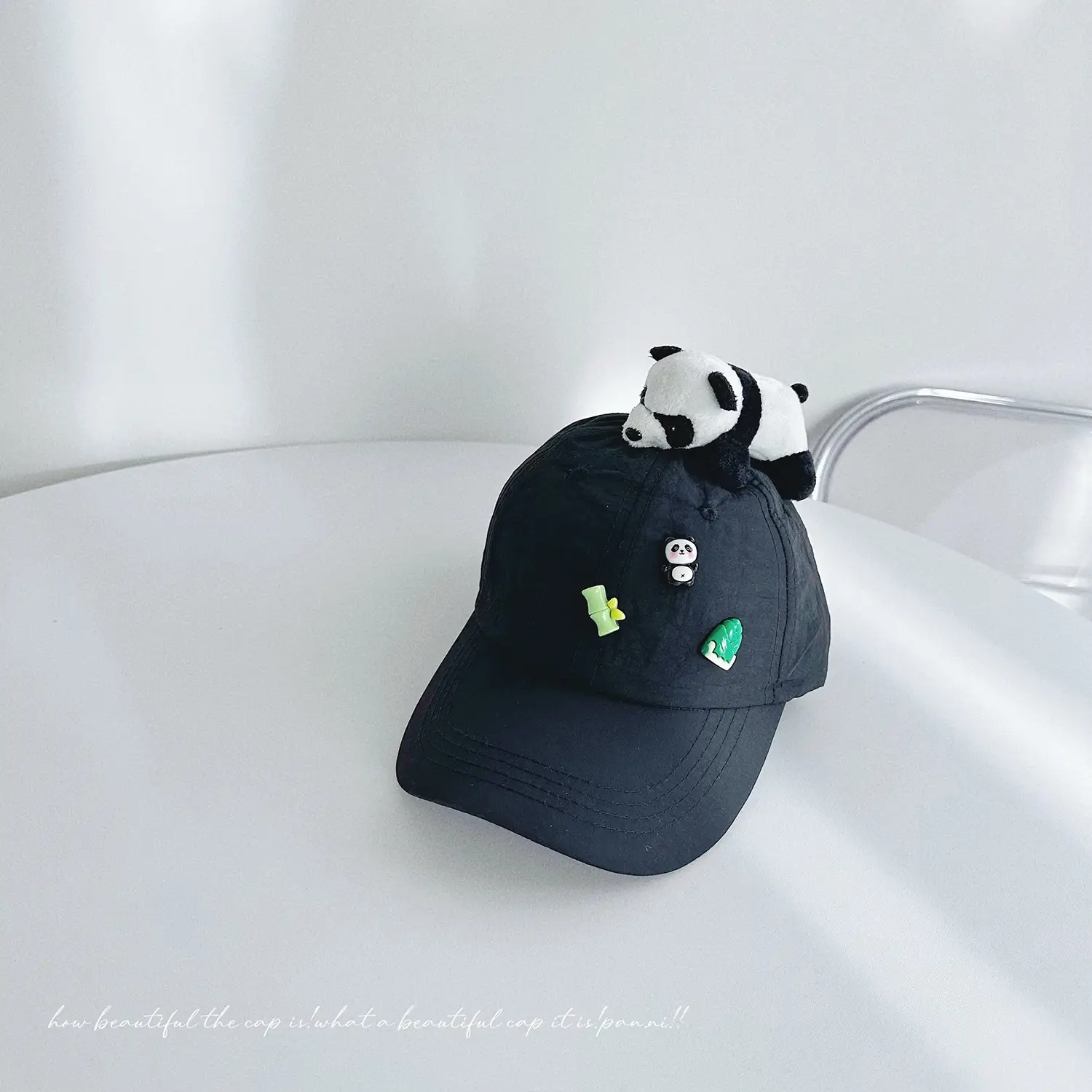 Guofeng Giant Panda Cap for Boys Girls Spring Autumn - Image 3