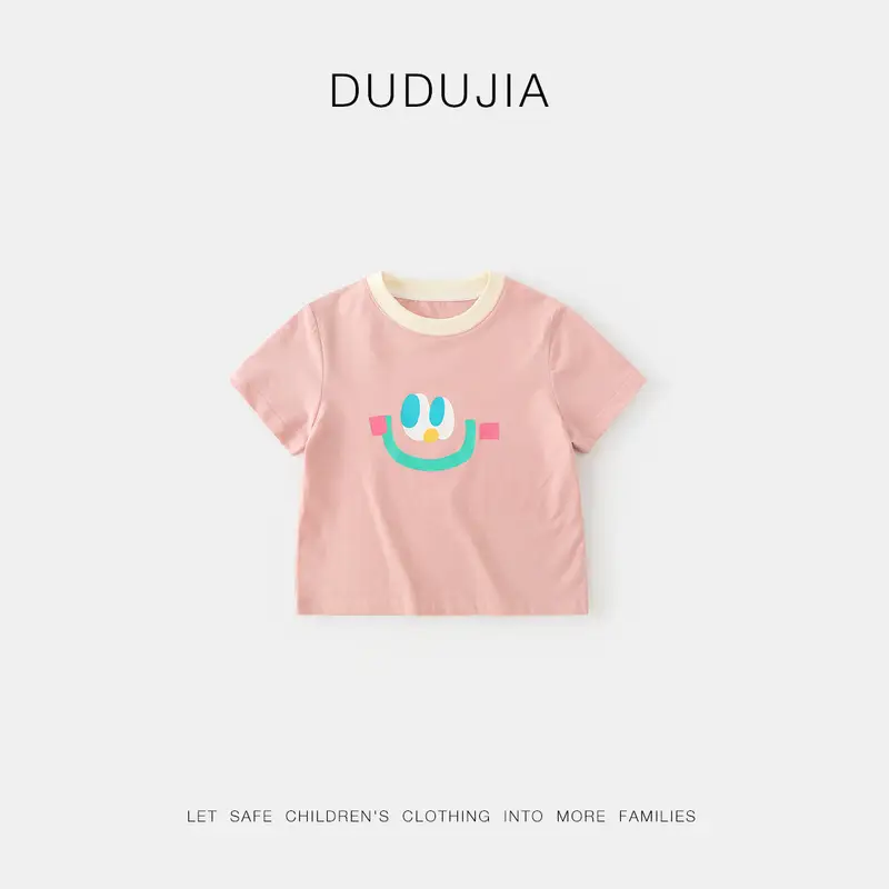 Doodle Girls Striped T-Shirt Blue Pants Set