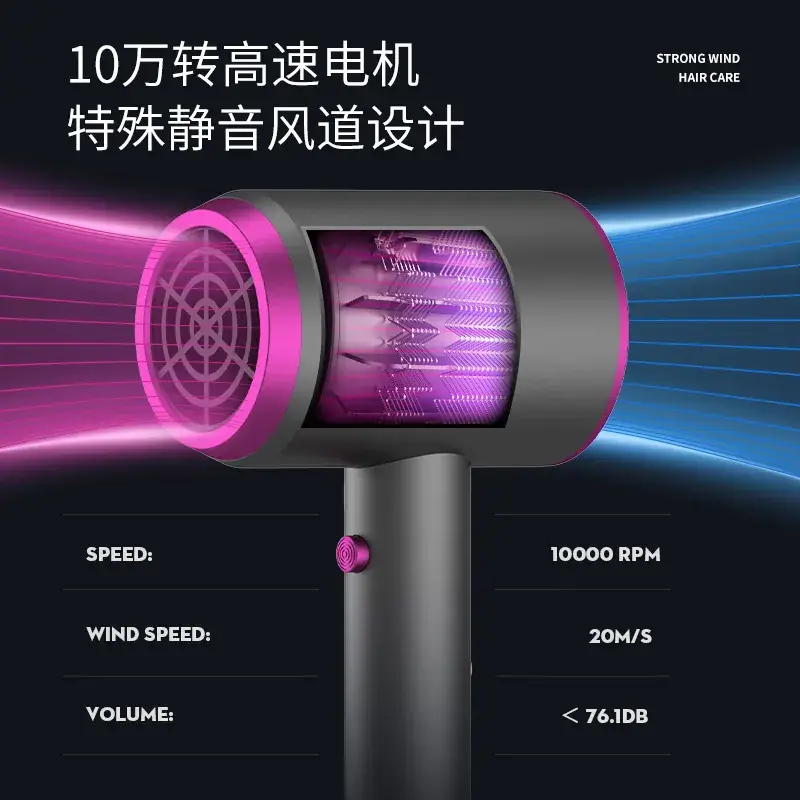 Electric Hair Dryer with Negative Ion Technology - Image 5