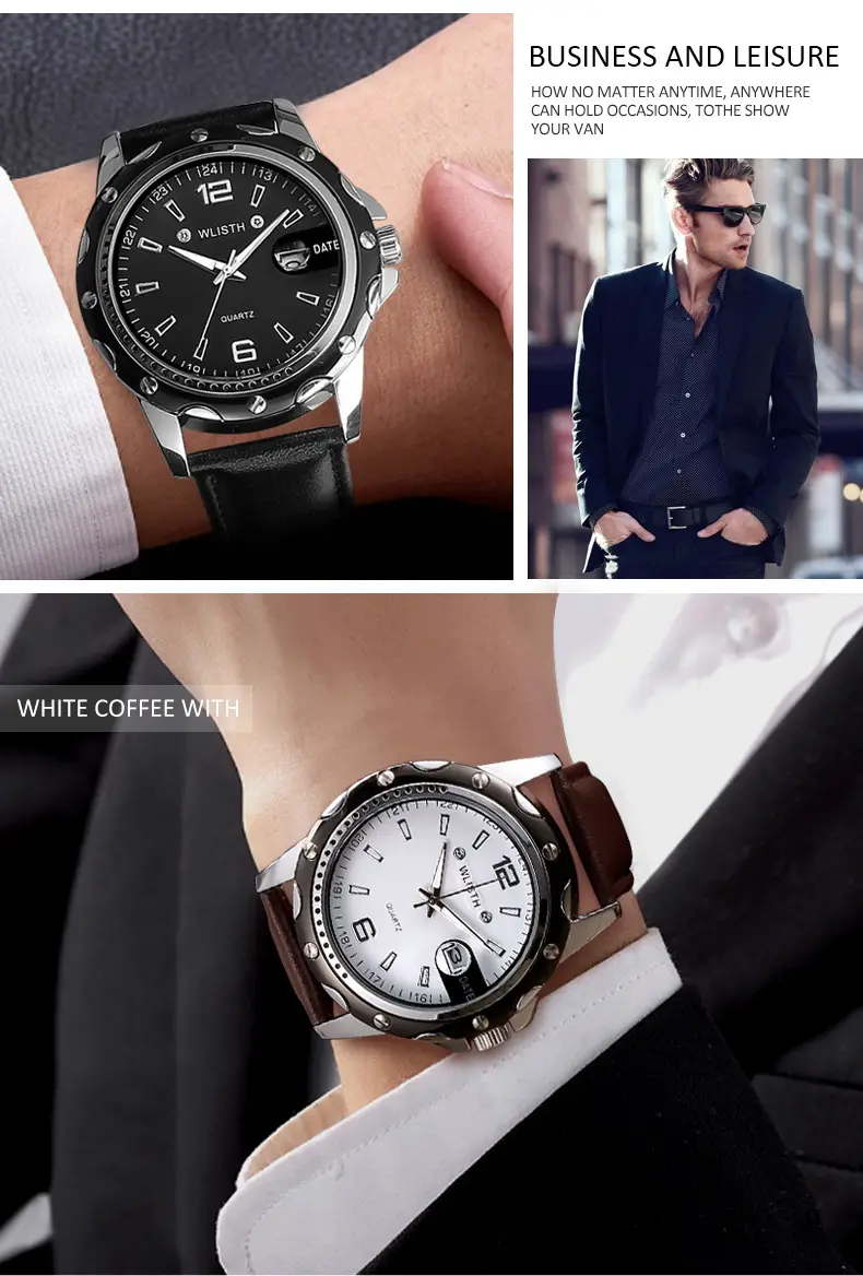 Men's Stainless Steel Waterproof Calendar Watch — feature 10