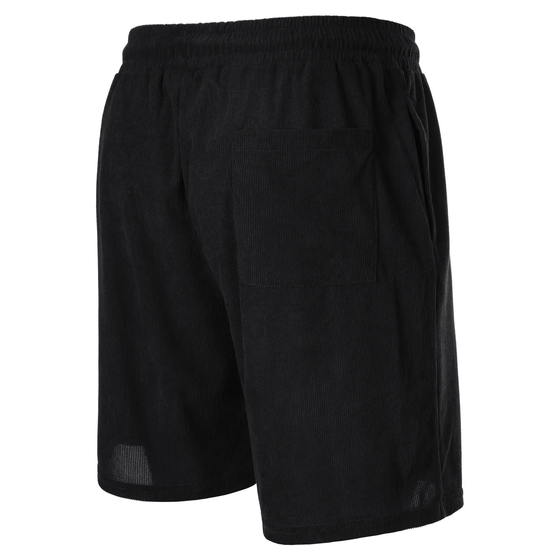 Men's Beige Lace-up Shorts with Drawstring Waist — feature 13