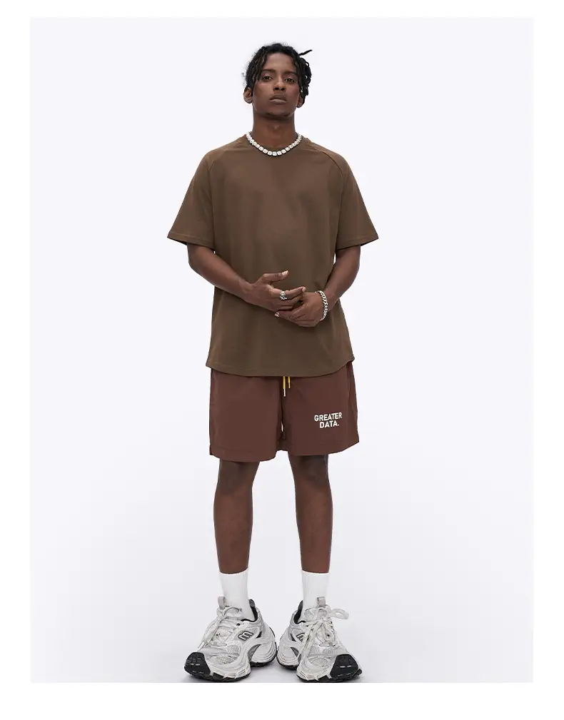 RFSDF Men's Cool T-Shirt 2024 Summer Brown Grey — feature 18