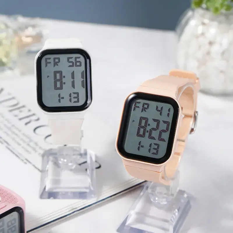 Pink Digital Watch for Girls Teens Waterproof Sports Wear - Image 9