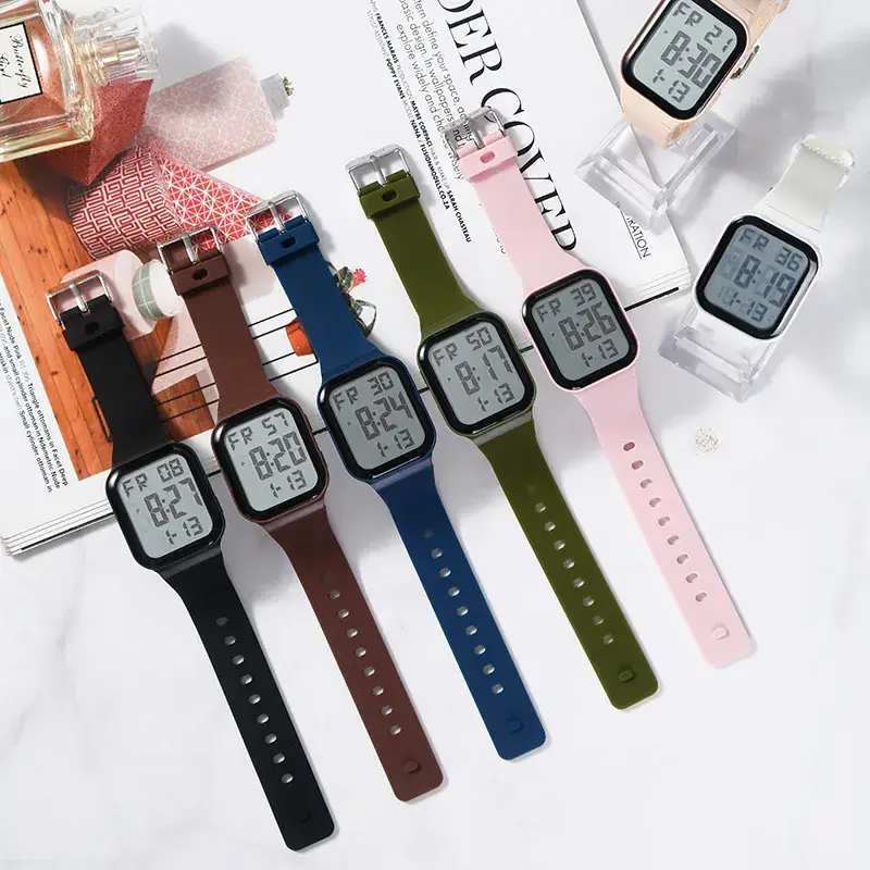 Pink Digital Watch for Girls Teens Waterproof Sports Wear - Image 10