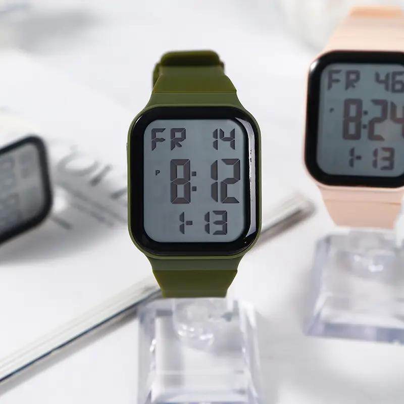 Pink Digital Watch for Girls Teens Waterproof Sports Wear — feature 12