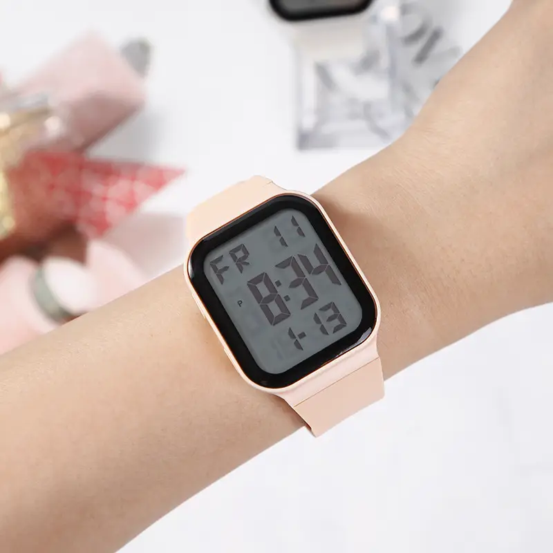 Pink Digital Watch for Girls Teens Waterproof Sports Wear — feature 14
