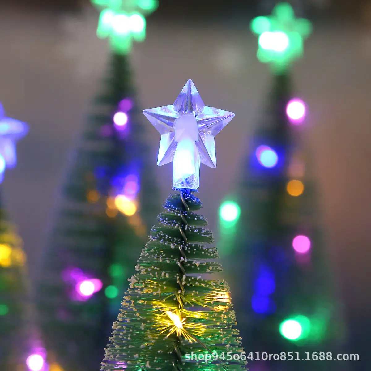 Christmas Tree Night Lights Green Decorative Ornament — feature 3