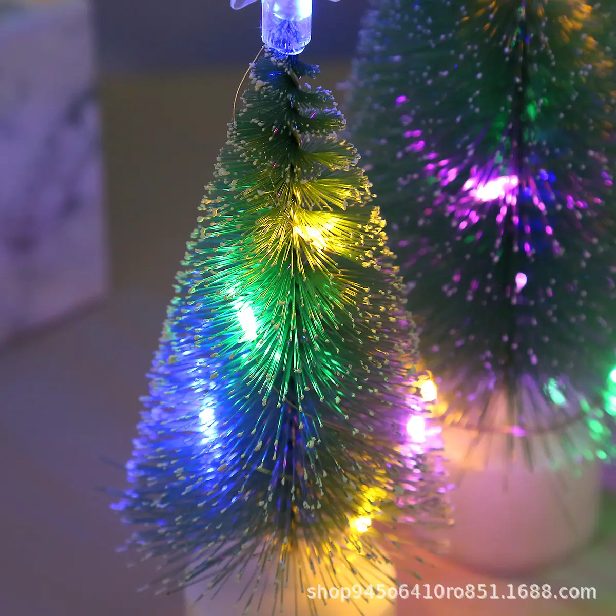 Christmas Tree Night Lights Green Decorative Ornament — feature 5