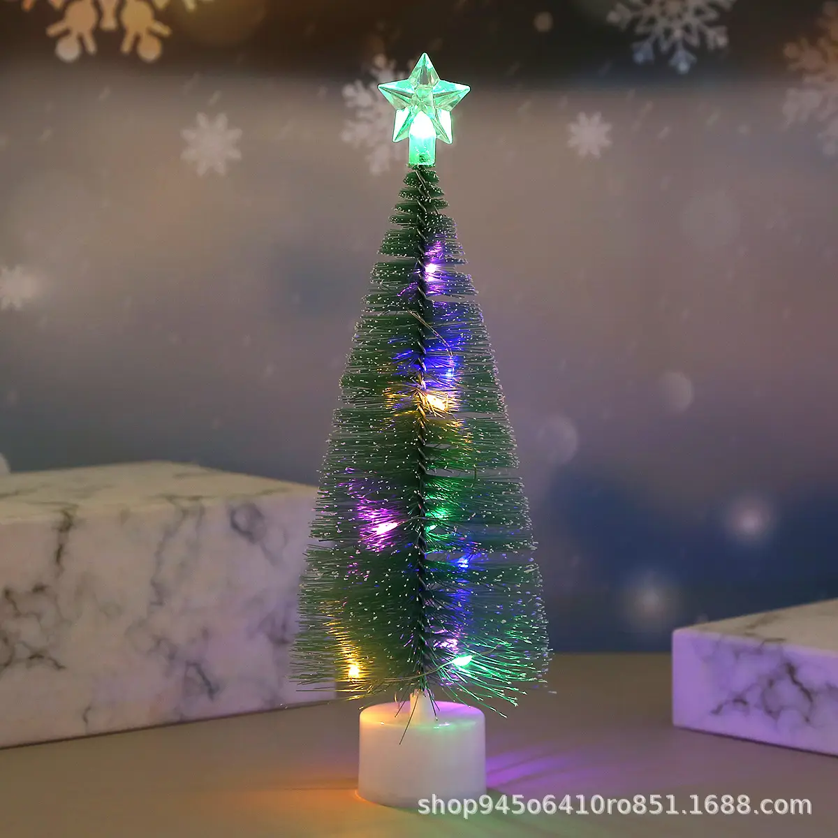 Christmas Tree Night Lights Green Decorative Ornament — feature 6