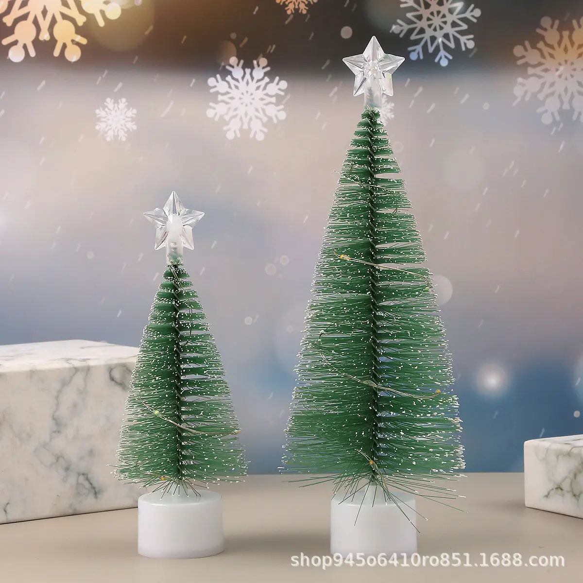 Christmas Tree Night Lights Green Decorative Ornament — feature 9
