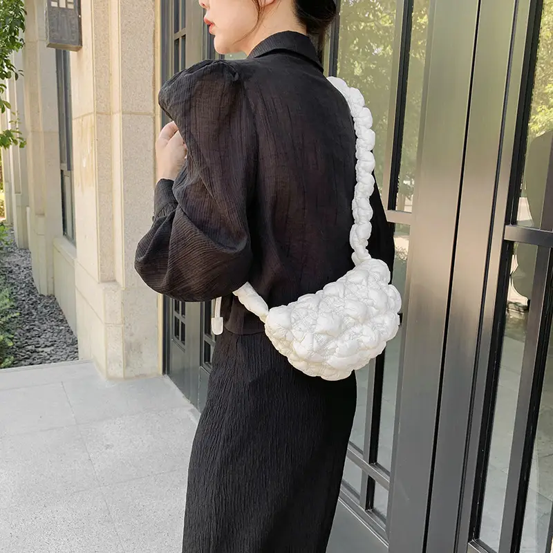 2025 Korean Style White Cloud Bag for Women - Image 9