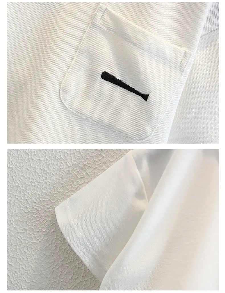 Kids White Short Sleeve T-Shirt Polo Shirt 2025 — feature 11