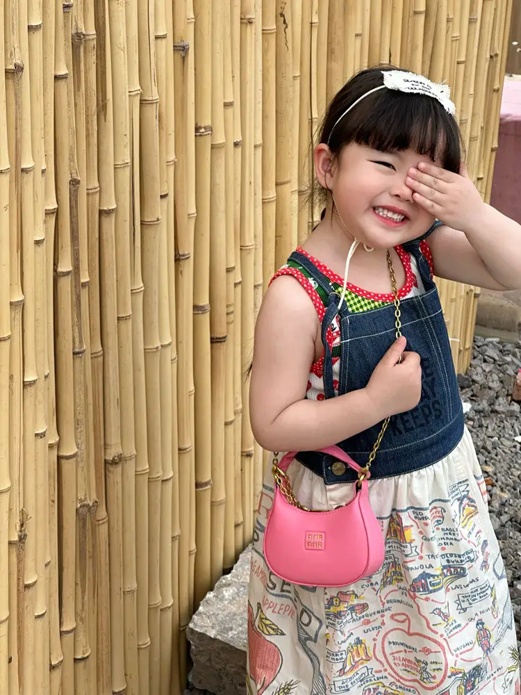 Pink Korean-style Underarm Bag for Girls — feature 14
