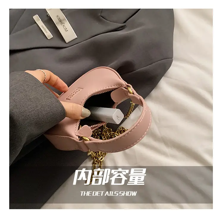 Pink Korean-style Underarm Bag for Girls — feature 3