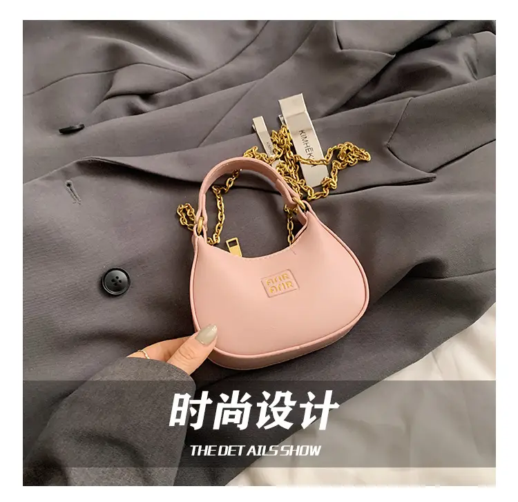 Pink Korean-style Underarm Bag for Girls — feature 5